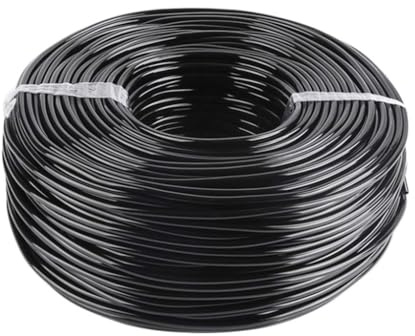 Cinta de riego por goteo, tubo de PVC de 1/4 pulgadas para jardín, sistema de nebulización, negro, longitud flexible de 5 a 80 m para un riego y refrigeración eficientes