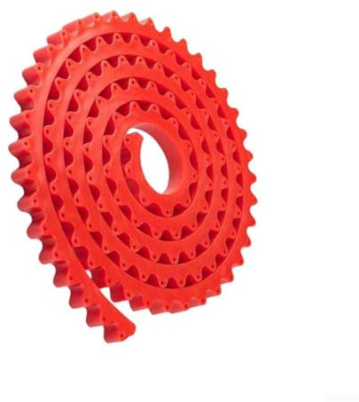 Jauge de contour réglable pour le travail du bois, les carreaux, les sols, les formes complexes, rouge (1 m)