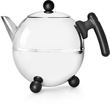 Bredemeijer Teekanne 1.5 L matt schwarz doppelwandig Duet Bella Ronde