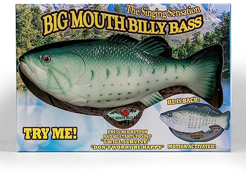 vevendo Big Mouth Billy Bass - Der singende & tanzende Fisch ca 28 cm (Don't Worry be Happy & I'll Survive)