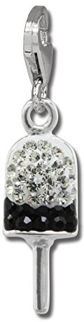SilberDream Charm Eis am Stiel Zirkonia 925 Silber Charms-Anhänger GSC547S Silber Charmsschmuckanhänger