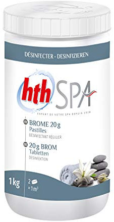 Happy Garden Pastilles de Brome pour Spa Gonflable, 1kg