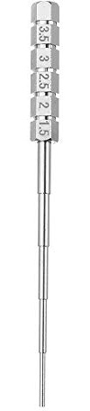 Werse E-XY 1.5mm-3.5mm Atomizador Bobina Jig de acero inoxidable Wick Wire Coil Jig herramienta para E-cigarrillo DIY RDA RBA RTA Atomizador Vape