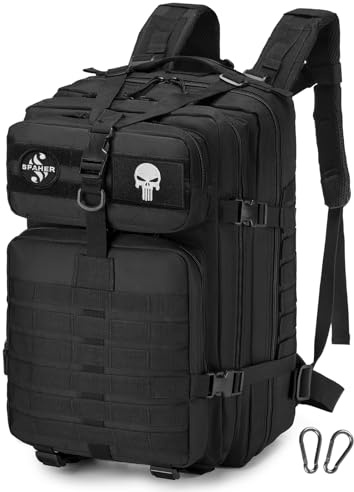 SPAHER 50L Military Tactical Backpacks Hiking Bag Survival Bag Waterproof Assault Pack Trekking Backpack Military Army Tactical Molle Backpack