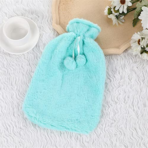 2l Copertura della Bottiglia dell'Acqua Calda Copertura della Borsa dell'Acqua Calda della Peluche Rimovibile Copertura del Pile della Pelliccia del Faux Caldo A Prova di Freddo Copertura per La
