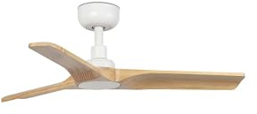 Faro Heywood Kleiner weißer Deckenventilator, 6 Geschwindigkeiten