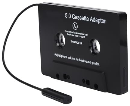 SUNGOOYUE Car Bluetooth Cassette Adapter, Bluetooth Tape Converter MP3 Player Audio Converter for Car