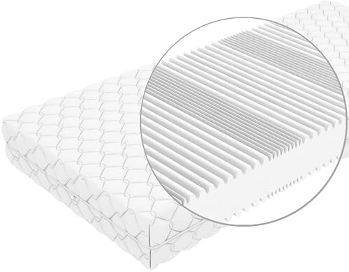 Crownmiller Matratze Lord 140x200 cm fest, 7-Zonen, ca.14,5 cm hoch, Bezug waschbar bis 60 Grad, Oeko-TEX® 100