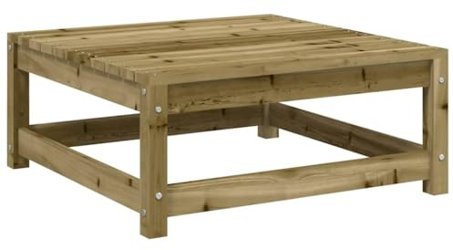 vidaXL Gartenhocker, Modular Gartenmöbel Lounge mit Latten-Design, Sitzhocker Hocker für Garten Terrasse Balkon, Holzhocker Fußhocker, Kiefernholz Imprägniert