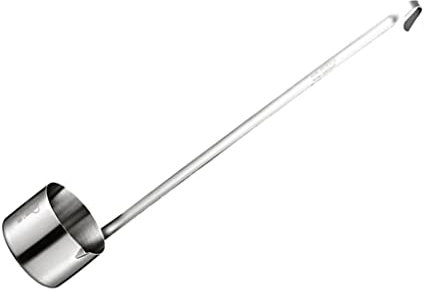 Louche à vin en acier inoxydable de 500 ml, cuillère à soupe, verseur, à suspendre, à cocktail, à bière, pour la maison, la cuisine, le restaurant, résistance à la chaleur 304 de qualité alimentaire,