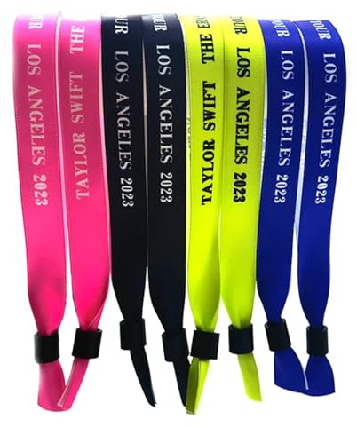 IEK Personalisiertes Armband, Festival armbänder Stoff personalisiert eintrittsbänder, stoffarmband, Armband personalisiert, stoffarmband, festivalband (50PCS)