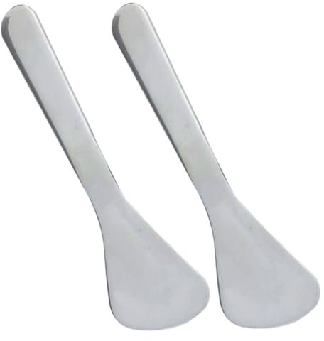 Healvian 2pezzi Spatola Per Multifunzionale Per Strumento Per Massaggi Per Occhi Per Ridurre Occhiaie e Gonfiore Leggero e Trasportare