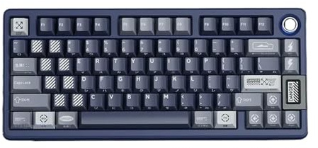XXINGYULI Tastiera da gioco wireless Keyverse INFI75 Tri Mode con manopola e schermo multifunzionali RGB HIFI per giocatori PC personalizzati