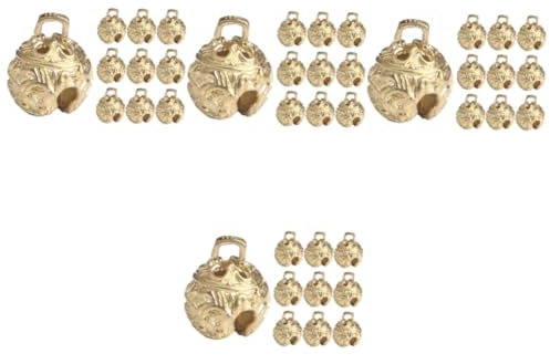 Alipis 40pezzi Vintage Mini Campane Decorative Per Decorazioni Natalizie Per Wind Chime e