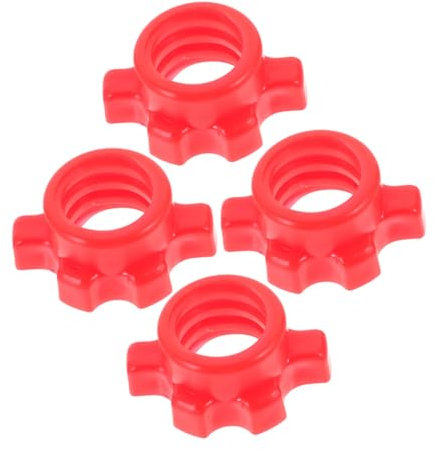 GALPADA 4pcs Dumbbell Lock Nut Barbell Collars Dumbbell Fixing Nuts for Home Gym Fitness Equipment Workout Barbell Accessories Weight Lifting Clips