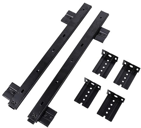 Tofficu De Rails De Tiroir De Clavier à Billes Silencieux Glissières Coulissantes Pour Bureau Ordinateur Fonctionnement Fluide Et Solide