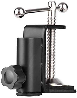 Subgadora de Montaje de Mesa, Abrazadera de Montaje de la Abrazadera del Escritorio de Metal para Micrófono para la Suspensión de Micrófono Boom Tobrete Soporte del Brazo para la Suspensión de Boom