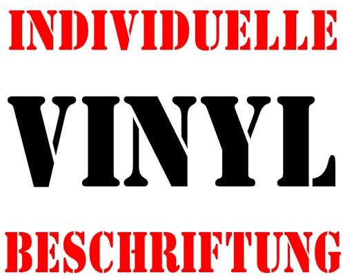 Buchstaben Aufkleber Wunschtext – Autoaufkleber selbst gestalten – Vinyl personalisiert für Auto, Motorrad, Boot, Fenster, Türen, Wände – wetterfest langlebig