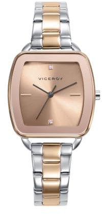 Viceroy Reloj Mujer Analógico de Acero Ligero - 30 mm - Brazalete Fino - 42454