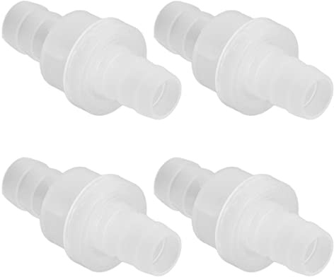 TOPINCN Valvola di Ritegno per Acquario 12 Pezzi Valvola di Ritegno Unidirezionale Resistente alla Corrosione per L'industria Chimica (10 mm)