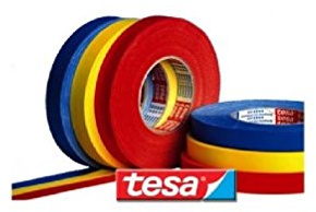 tesa 4651 Gewebe Klebeband stark klebend 9mm Rot