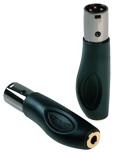 Proel DHMA320 Adattatore professionale presa jack 6,3 mm Femmina mono a spina XLR 3 poli Maschio