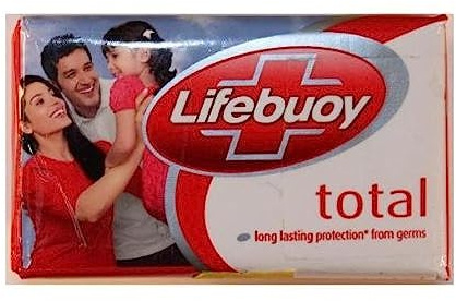 Lifebuoy Total Red Soap India, 90 Grams, 12 Count