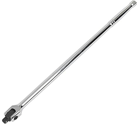 Dapetz ® 15” 380mm Flexi Head Knuckle Bar Strong Arm Breaker Bar 3/8” Drive Chrome Vanadium Steel Head for Added Strength Great for Use On Extra Tight Nuts