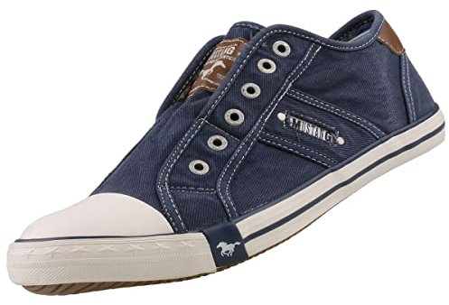 MUSTANG Herren 4058-401-800 Slipper, Blau (Dunkelblau 800), 43 EU