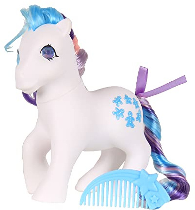 Basic Fun My Little Pony Klassische Regenbogen-Ponys Gingerbread Pony, 20cm groß, Pferdegeschenke für Mädchen, Spielzeugtierfiguren, Kinderspielzeug, Pferde-Spielzeug für Kinder ab 3 Jahren
