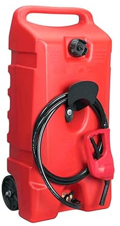 Varan Motors - Carro de combustible NEDLP-34 de 53 litros con bomba de dispensador, sistema de depósito móvil para gasolina, diésel, queroseno