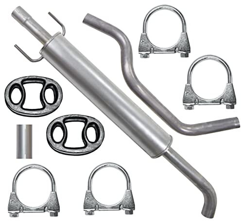 Polmo Mitteltopf Auspuff Mittelschalldämpfer für Opel Meriva 1 I A Van 1.4 1.6