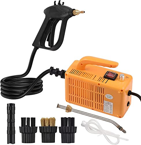 Steam Cleaner,360° High Pressure Steam Cleaning Machine for Kitchen Bathroom Furniture Car Detailing Seat, Manual Control