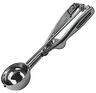 FM Professional Cuillère à Glace en Inox 21 cm, Portionneuse à glace | Boules régulières, Inox facile à prendre en main, Format 21 x 5 cm, Pour glace et desserts, Finition simple à ranger