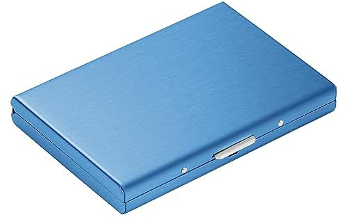 Vicloon Kartenetui Kreditkarten, 1 Stück RFID Blocking Kreditkartenhülle Kreditkarten aus Aluminium, Visitenkarten Etuis 6 Fächer, RFID & NFC Schutz Kreditkartenetui für Damen, Herren