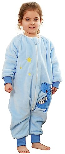 Tolaler Baby Schlafsack mit Füßen, Weiche und Bequeme Schlafsack mit Beinen Winter Niedlichen Tiermustern für Baby Schlafsack mit Füßen Winter (Unisex)