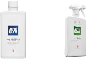 Autoglym Intensive Tar Remover, 500ml - Tar Remover Car Care Cleaner Removes Sticky Substances & Interior Shampoo, 500ml - Car Interior Shampoo That Cleans and Freshens Carpets, Fabrics