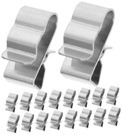 NAMOARLY 25 Stück Kabelclips Für Solarpanels Kabelmanagement Drahtklemmen Metall Clips Für Photovoltaik Kabel Einfache Installation Wetterbeständig