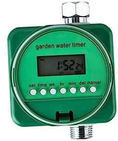 SUPVOX Water Timer for Plant Pot Garden Watering Device Irrigation System Easy to Read Lcd Display Boy Girl Safety Lock