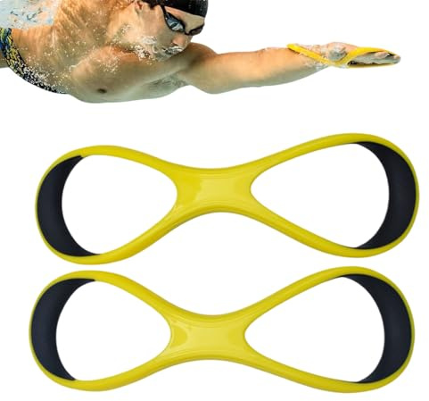 Fulcrum Pinna per avambraccio, 8 guanti correttivi a gomito alto, guanti palmati, aiuto per l'allenamento, 8 parole, attrezzatura per nuoto, freestyle per uomini, donne e bambini