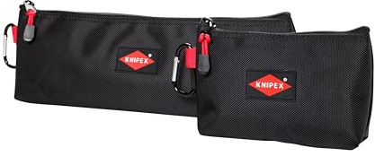 KNIPEX Tools 9K 00 80 179 US Werkzeugtasche mit Reißverschluss, leer, 2 Stück