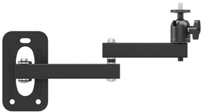 ZwaitL Projector Wall Mount Bracket With 5KG Load Capacity 360 Degree Adjustable Swiveling 1/4inch For Home Theater Heavy Duty Metal Projector Wall Mount