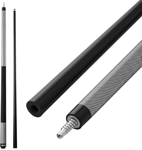 VEVOR Queue de Billard de 147,3 cm avec Pointe Multicouche et Anneau de Connexion ABS, pour Table de Billard Professionnelle, Bar, Maison, Bureau