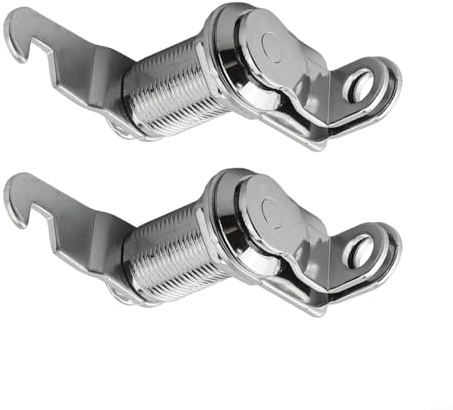 Besttoolifes Serratura a camma in lega di zinco per armadietti e scatole di stoccaggio, serratura a linguetta con meccanismo rotante sicuro, opzioni di montaggio da 16 mm e 30 mm (30 mm)