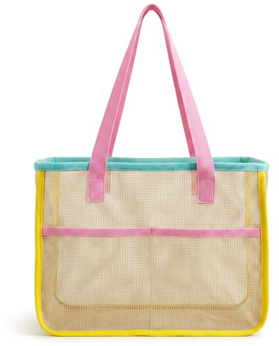 Netztasche Sandspielzeug, Strandtasche Netz für Outdoor Aktivitäten, Praktische Aufbewahrung von Strandspielzeug, Schnelle Trocknung und Einfache Reinigung