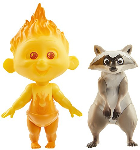 Figuras Serie CAMPEONES: Jack Jack Y Mapache (12 CM)