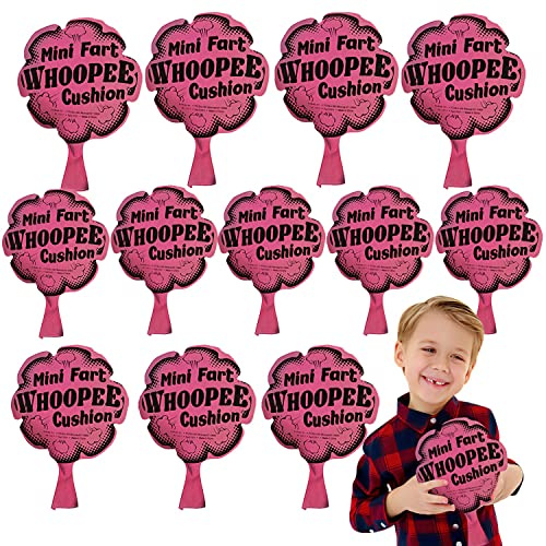 ArtCreativity 12 Pack Whoopee Cushion Set for Kids, Funny Whoopee Cushion Noise Makers, Fart Prank Toy, Novelty Gag April Fool Gift, Party Favors Kids, Ideal for Parties, Birthdays & Gifts (6 Inch)