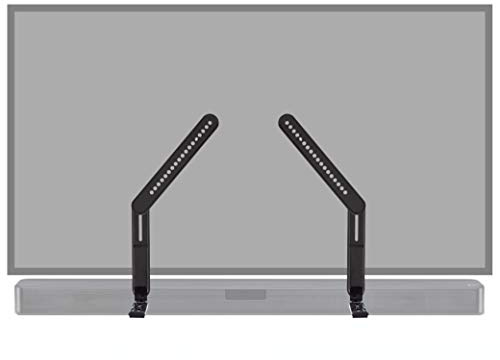 ECHOGEAR Sound Bar Mounting Brackets for TVs - Adjust Height & Depth for Maximum Compatibility Between Your TV & Soundbar - Works with with LG, Vizio, Bose, Dolby Atmos Speakers & More