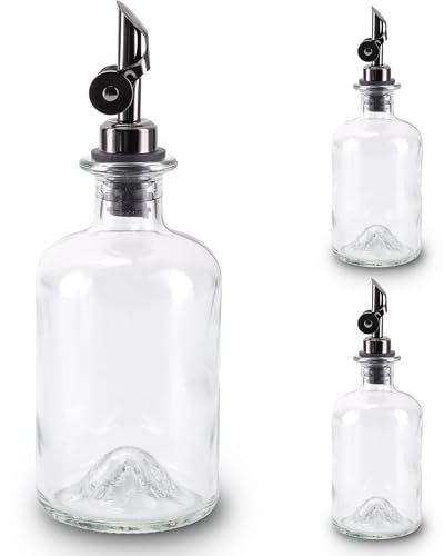 Lifestyle Lover Sucrier en verre de 350 ml, doseur en acier inoxydable, idéal pour le sucre blanc/marron, cacao (lot de 3)