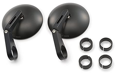 DAYTONA Motorrad Lenkerendenspiegel, DM9 KURZ E-geprüft, 2 Stk.